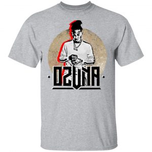 Ozuna Merch Ozuna Heather Grey Photo T-Shirt