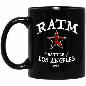 Rage Against The Machine T Shirt Battle Star Mug