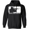 king lil g merch major league shooters black hoodie and t-shirt front and back view on male model