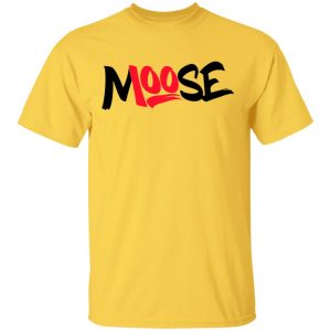 Moosecraft Merch Yellow Classic Moose 100 T-Shirt