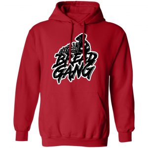 Bread Gang Merch BG Logo Hoodie Red