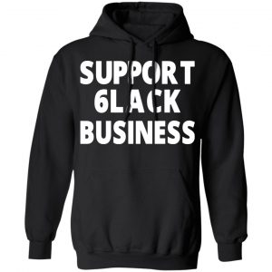 6lack Merch 6LACK Support Hoodie Black