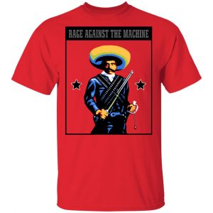 Rage Against The Machine T Shirt Zapata Red Tee