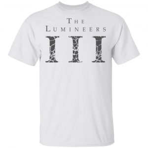 The Lumineers Merch Crracked Marble III Short Sleeve Tee