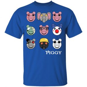 Piggy Merch Piggy Faces Youth T-Shirt