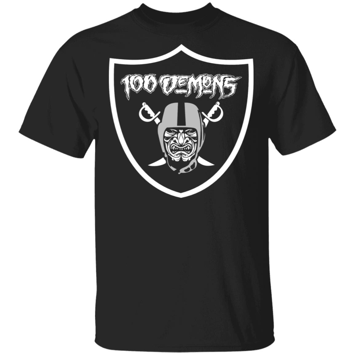 Brass City Merch 100 Demons Raiders T-Shirt - Merchip8