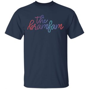 Bramfam Merch Multi-Color Logo Navy
