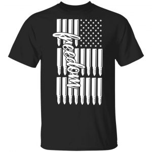 Hodgetwins Merch Freedom Bullet Flag Tee