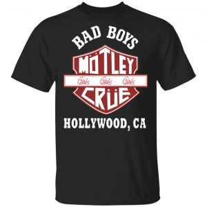 Motley Crue T Shirt Bad Boys Tee