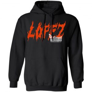 Tony Lopez Flame Hoodie Black