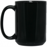 15 oz. Black Mug