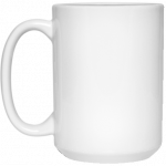 15 oz. White Mug