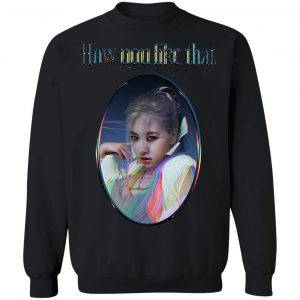 Blackpink Official Merch Rose Crewneck