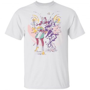 Riot Games Merch Xayah Rakan Colour Lines Unisex Tee