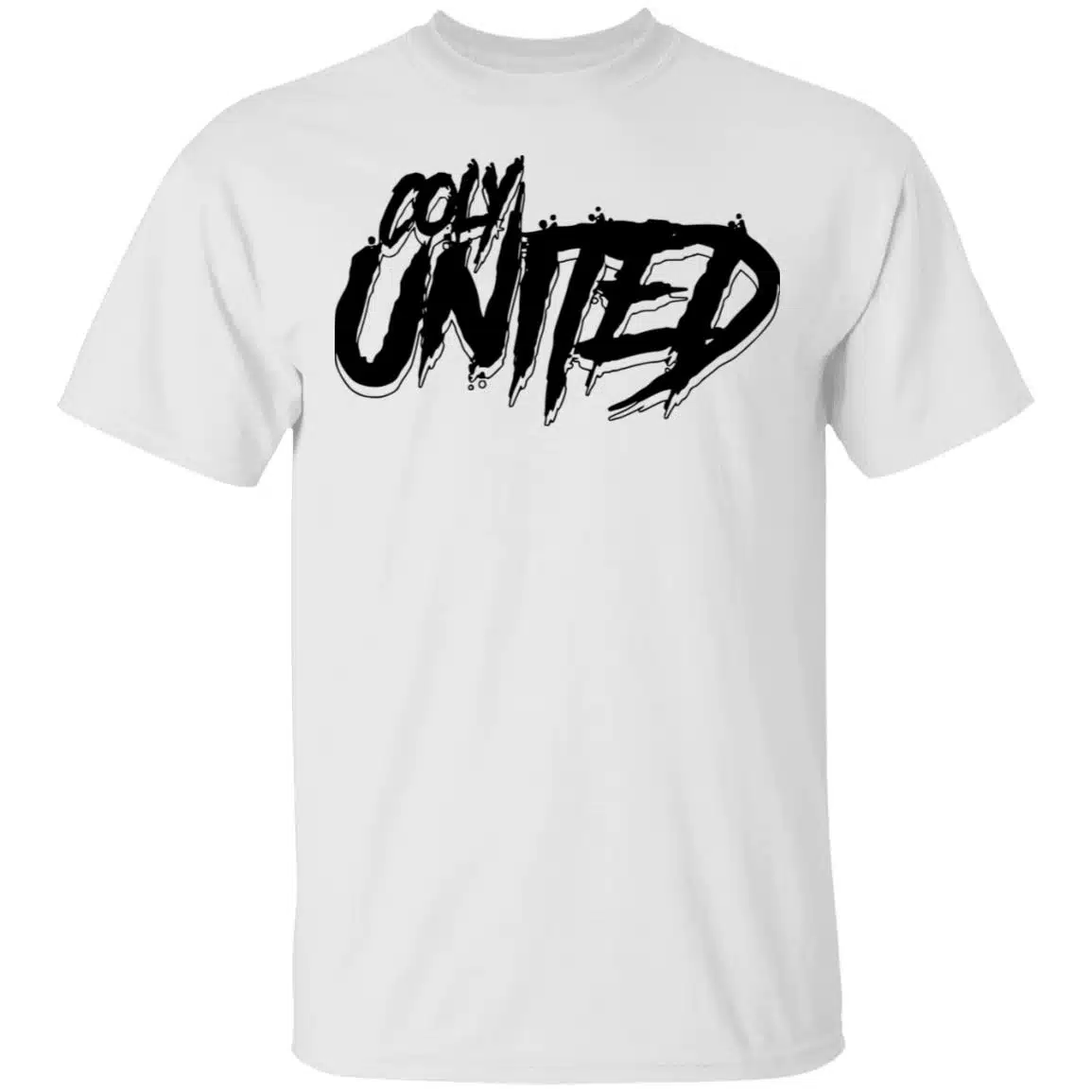 lucas coly coly united hoodie – black streetwear pullover with bold front graphic