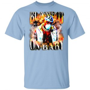 Dababy Merch Blame It On Baby White Album Cover T-Shirt