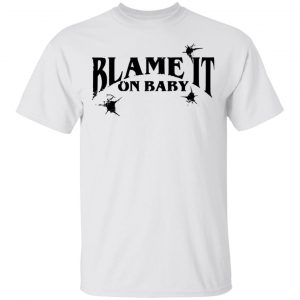 Dababy Merch Blame It On Baby White Logo T-Shirt