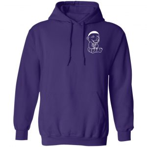 Dababy Merch Dababy Purple Outline Logo Hoodie