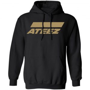 Ateez Official Merch Treasure Unisex Black Hoodie