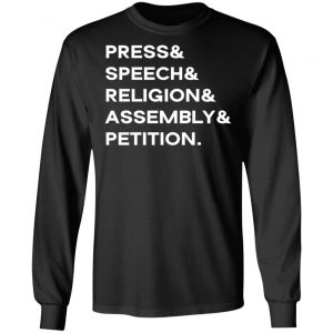 Philip Defranco Merch First Amendment Long Sleeve Shirt
