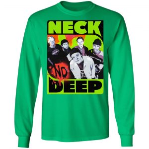 Neck Deep Merch Green Promo Longsleeve