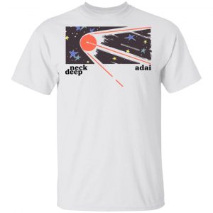 Neck Deep Merch Satellite White T-shirt