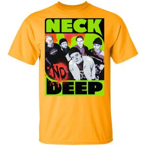 Neck Deep Merch Yellow Promo Tee