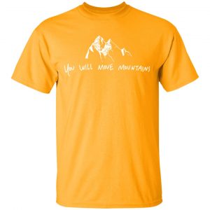 Cimorelli Merch Move Mountains Yellow Tee Hand-Written