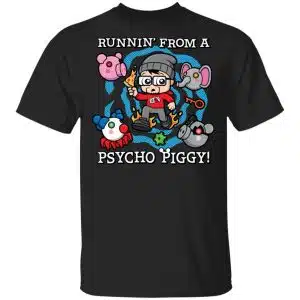 Fgteev Psycho Piggy T-Shirt – bold gaming-inspired fgteev merch tee featuring Psycho Piggy design from fgteev apparel line