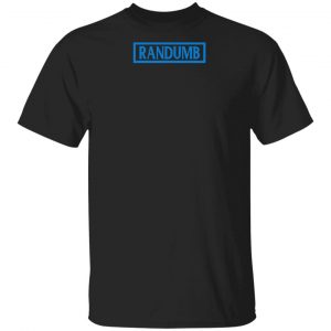 Randumb Merch Text Graph Shirt