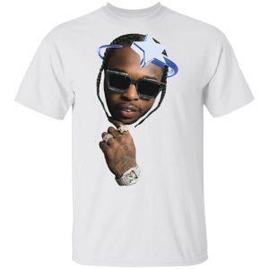 Realpopsmoke Merch Vlone Pop Smoke Halo White T-Shirt