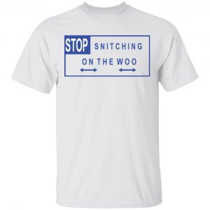 Realpopsmoke Merch Vlone Pop Smoke Stop Snitching Blue T-Shirt