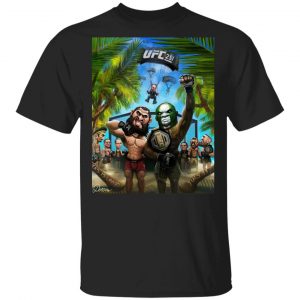 Jorge Masvidal Merch Men's UFC 251 Artist Series Event Black T-Shirt