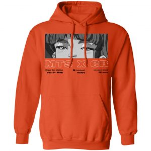 Megan Thee Stallion Crunchyroll Merch Anime Eyes Orange Hoodie