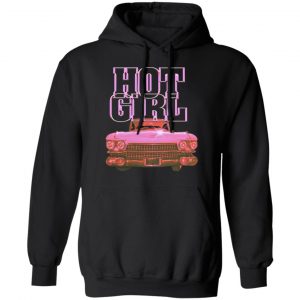 Megan Thee Stallion Merch Pink Hot Girl Caddie Black Hoodie