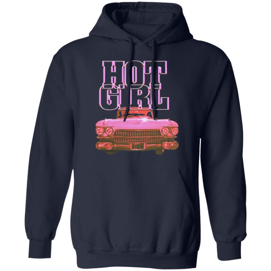 Megan Thee Stallion Merch Pink Hot Girl Caddie Black Hoodie Merchip8