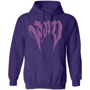 Griffin Johnson Merch Badass Hoodie With Word On Front Skulls On Back Purple