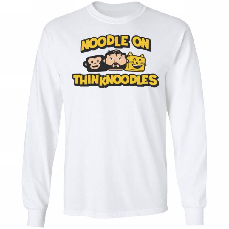 Thinknoodles Merch Noodle On Emoji Tee Shirt Merchip8