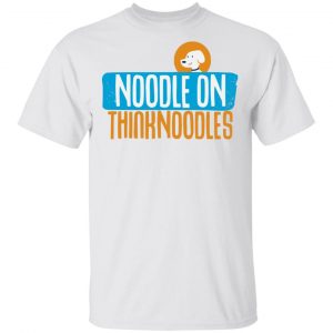 Thinknoodles Merch Noodle On Puppy Tee Shirt