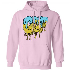 Del Records Merch GGF Drip Pink Hoodie