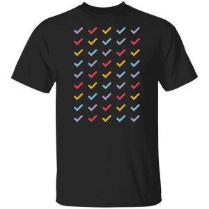 Crooked Media Merch Vote Save America Checkmark T-Shirt Black