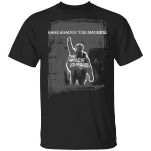 Rage Against The Machine Merch Bola Euro Tour Black Tee