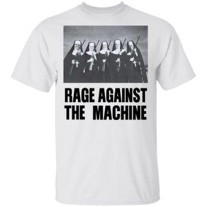 Rage Against The Machine Merch Nuns And Guns White Tee