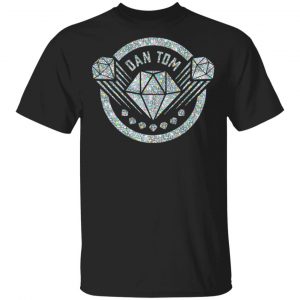 Dantdm Merch DanTDM Black Glitter Hologram T-Shirt
