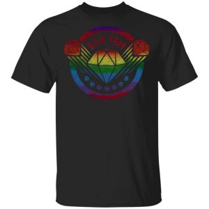 Dantdm Merch DanTDM Black Rainbow Hologram T-Shirt