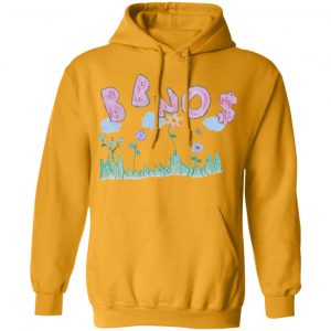 BBNO Merch Crayon Pullover Light Yellow Hoodie