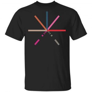 Touche Amore Merch 7 Color Asterisk Black Tee