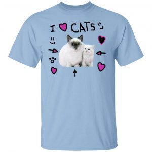 Denisdaily Merch I Love Cats Shirt