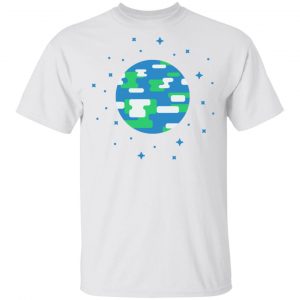 Kurzgesagt Merch Earth Shirt White