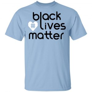 Black Lives Matter Merch Official Yellow Heart Hashtag Unisex Tee
